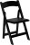 Black Resin Chair