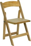 Natural Wood Folding Chair