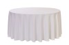 White Round Table Linen