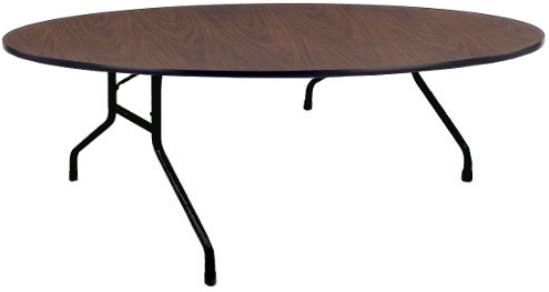 60 Inch Folding Round Table W Melamine Top, Round Folding Tables 60 Inch