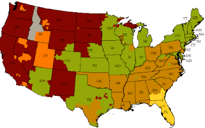 Transit Time Map